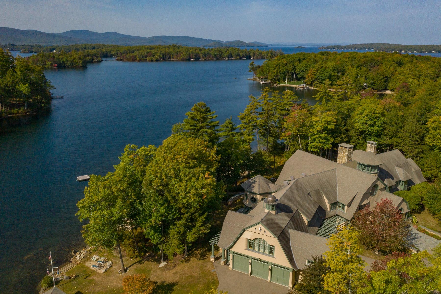 144 Springfield Point Road Wolfeboro NH aerial