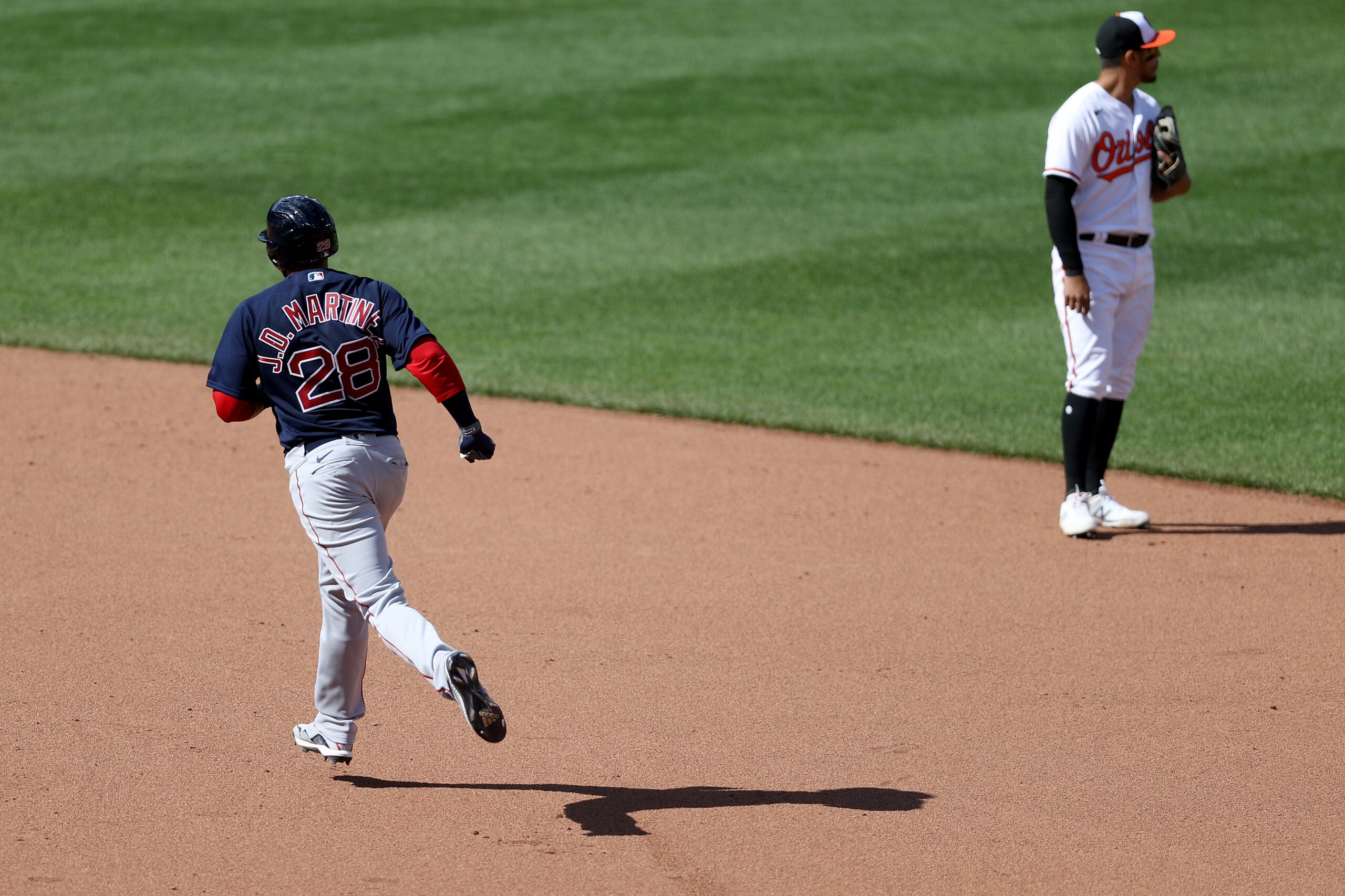 Martinez comes off COVID list, hits 3 HRs as Red Sox top O's