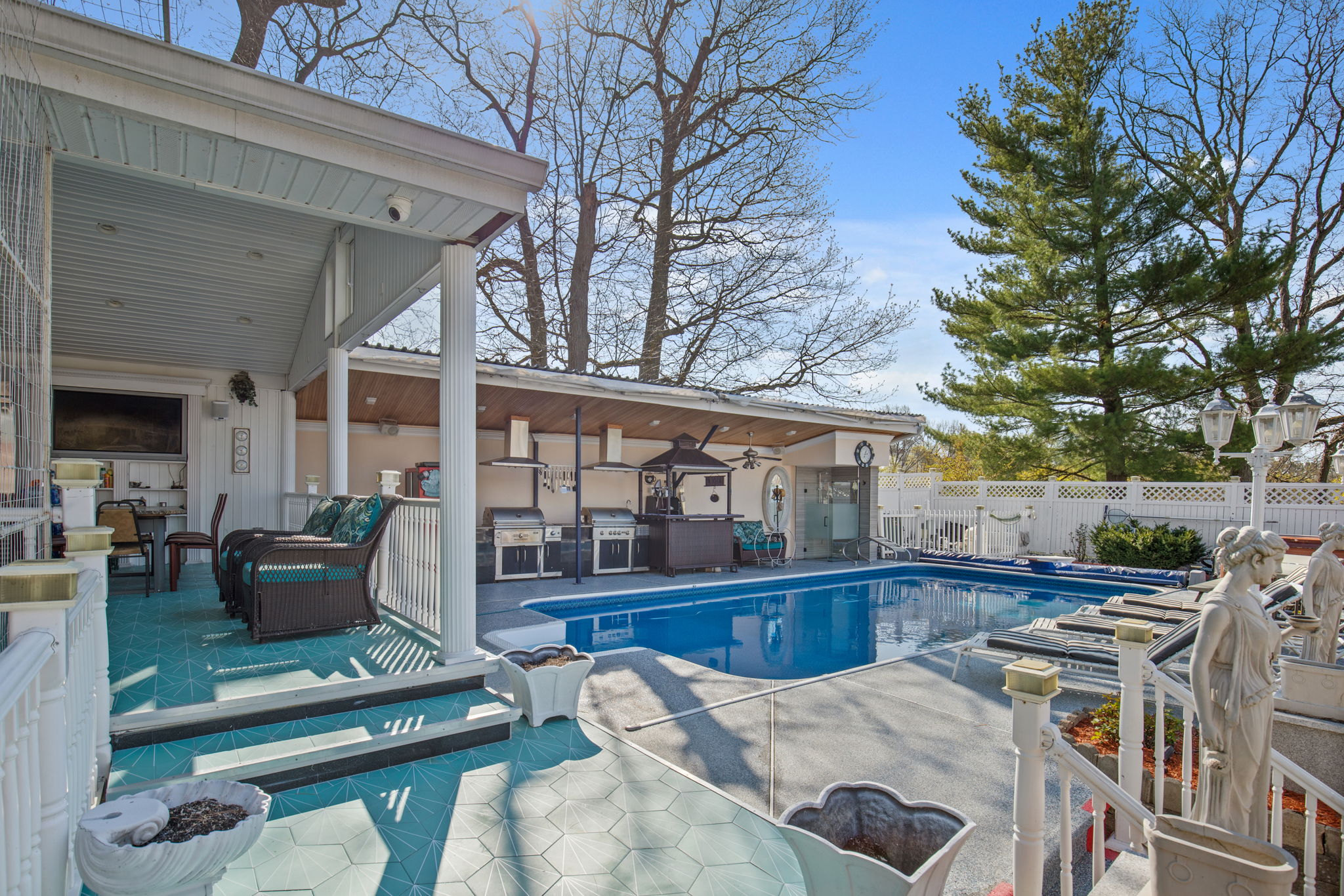 This West Roxbury mansion may be the perfect summer party house