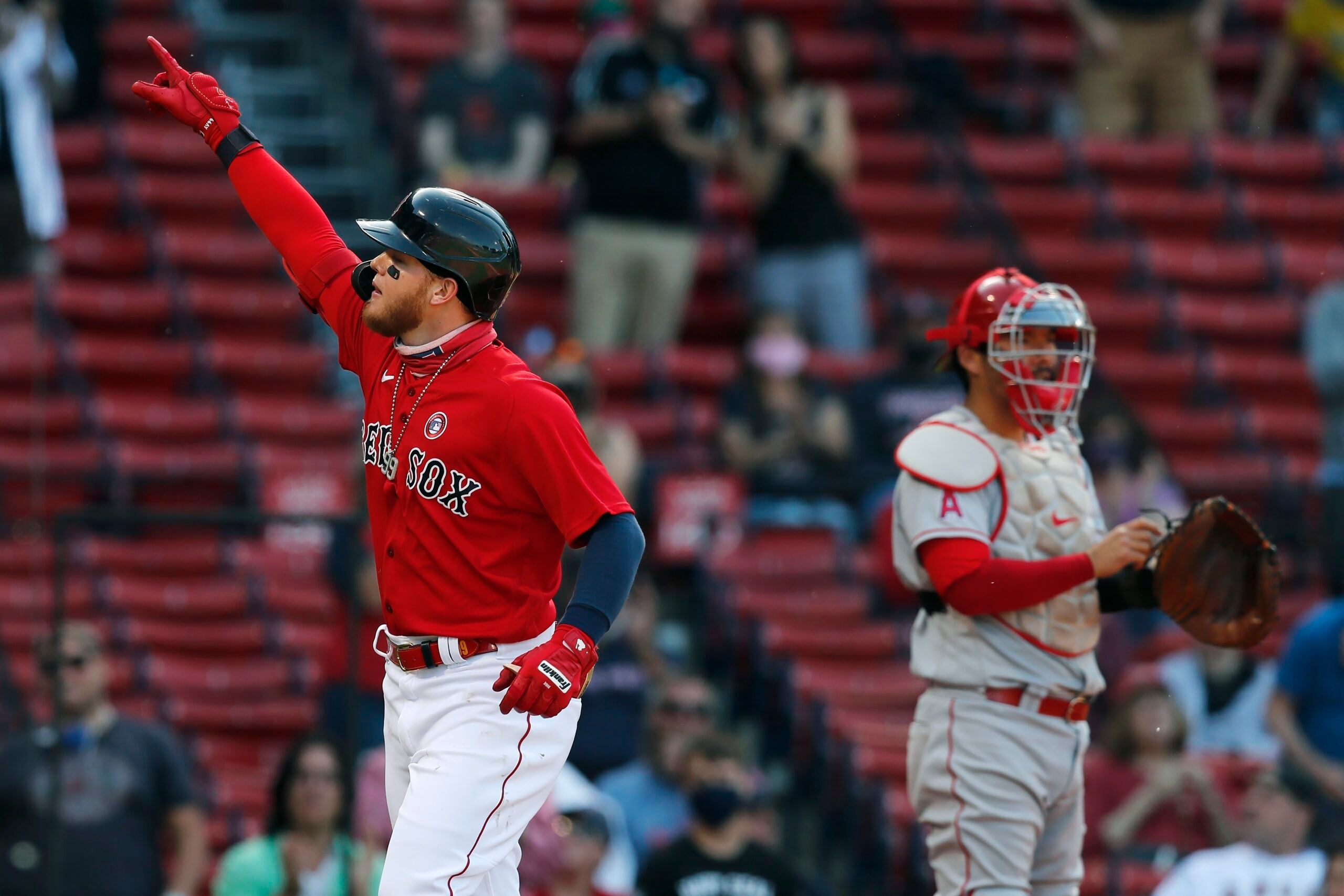 Alex Verdugo hits home run on 25th birthday as Red Sox thump Angels 9-0 ...