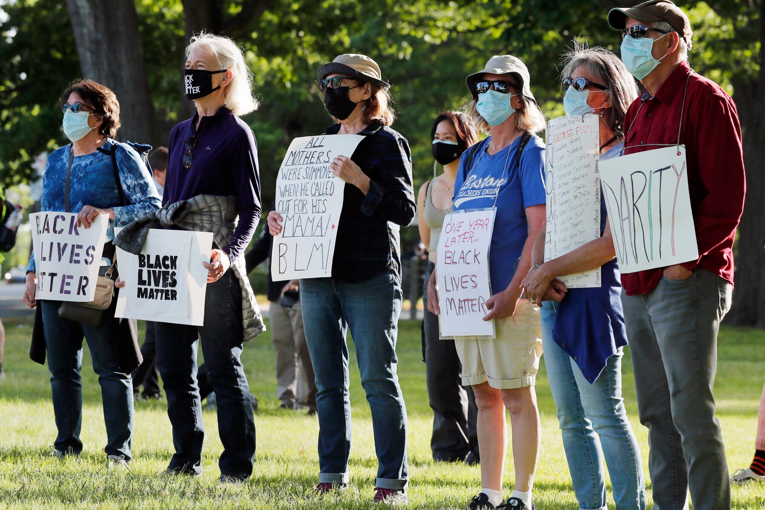 14 photos from Boston's rally on the anniversary of George Floyd's murder