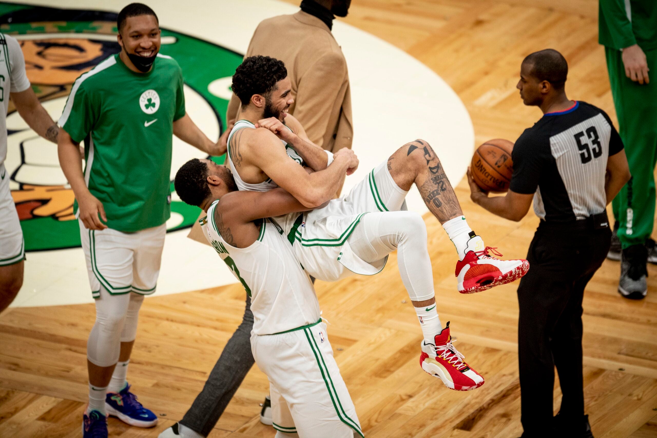 Celtics' Jayson Tatum has a secret pair of sneakers