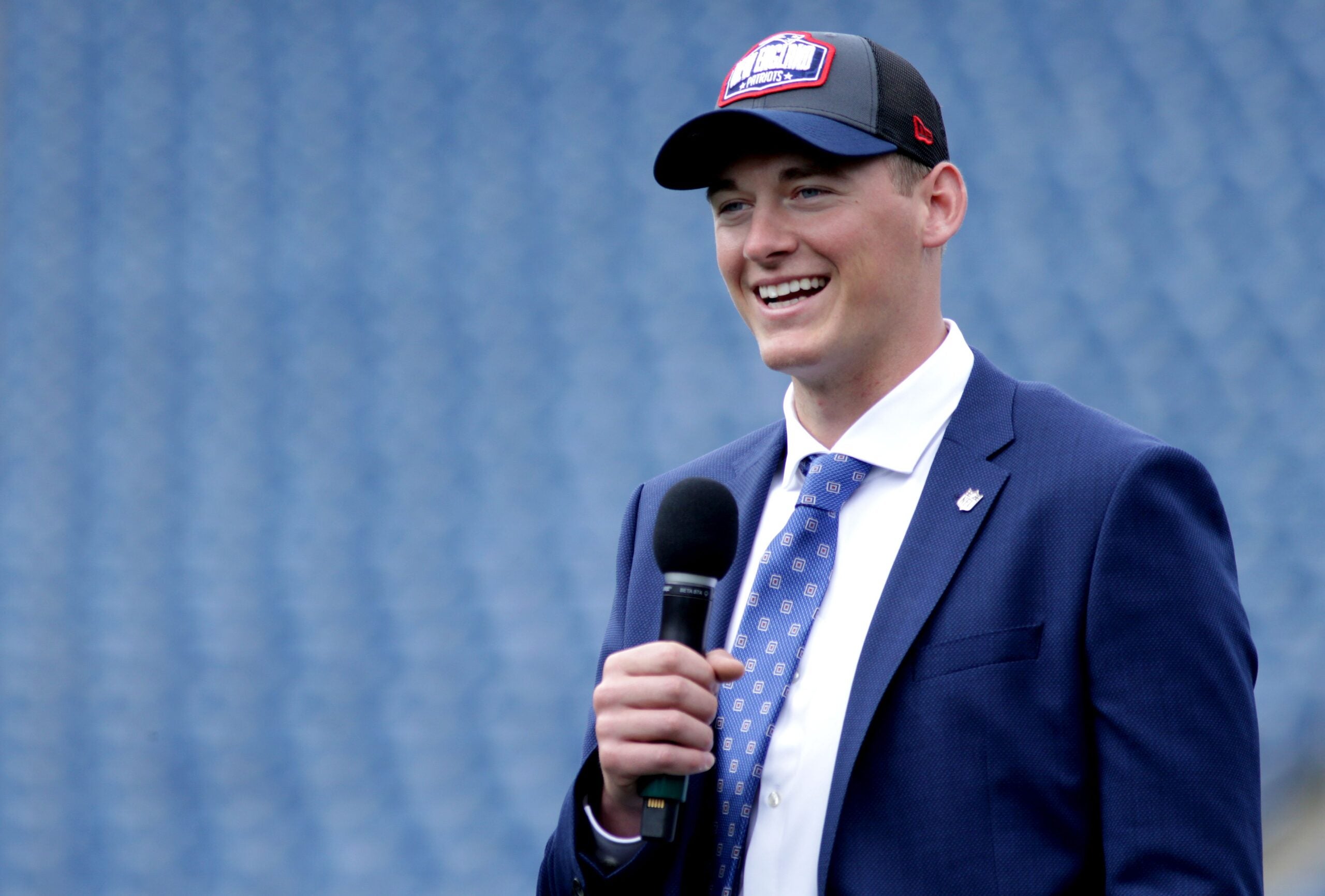 Charlie Baker draws parallels between Patriots draft pick Mac