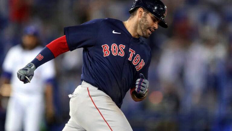 J.D. Martinez (0-for-last-17) out of Boston Red Sox lineup vs. Rays; Bobby  Dalbec hitting 7th as he looks for 6th straight game with homer 