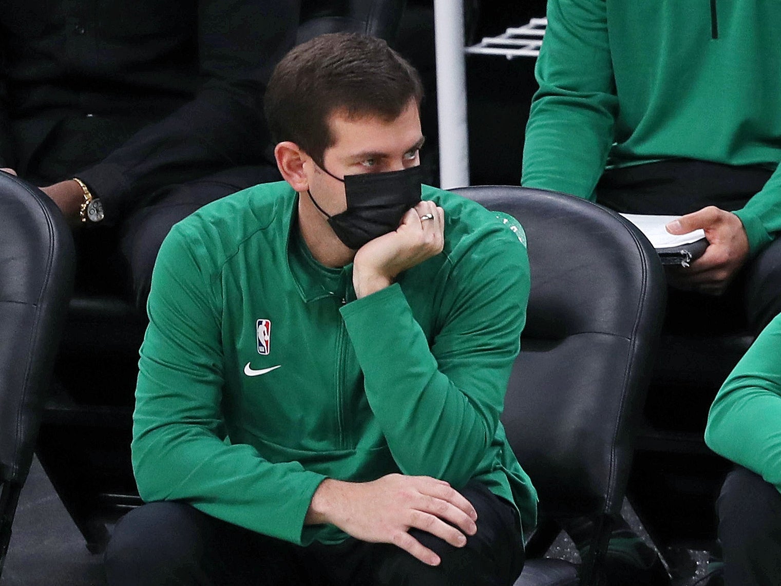 Brad Stevens won't have to wear a mask for Game 1 of Celtics vs. Nets