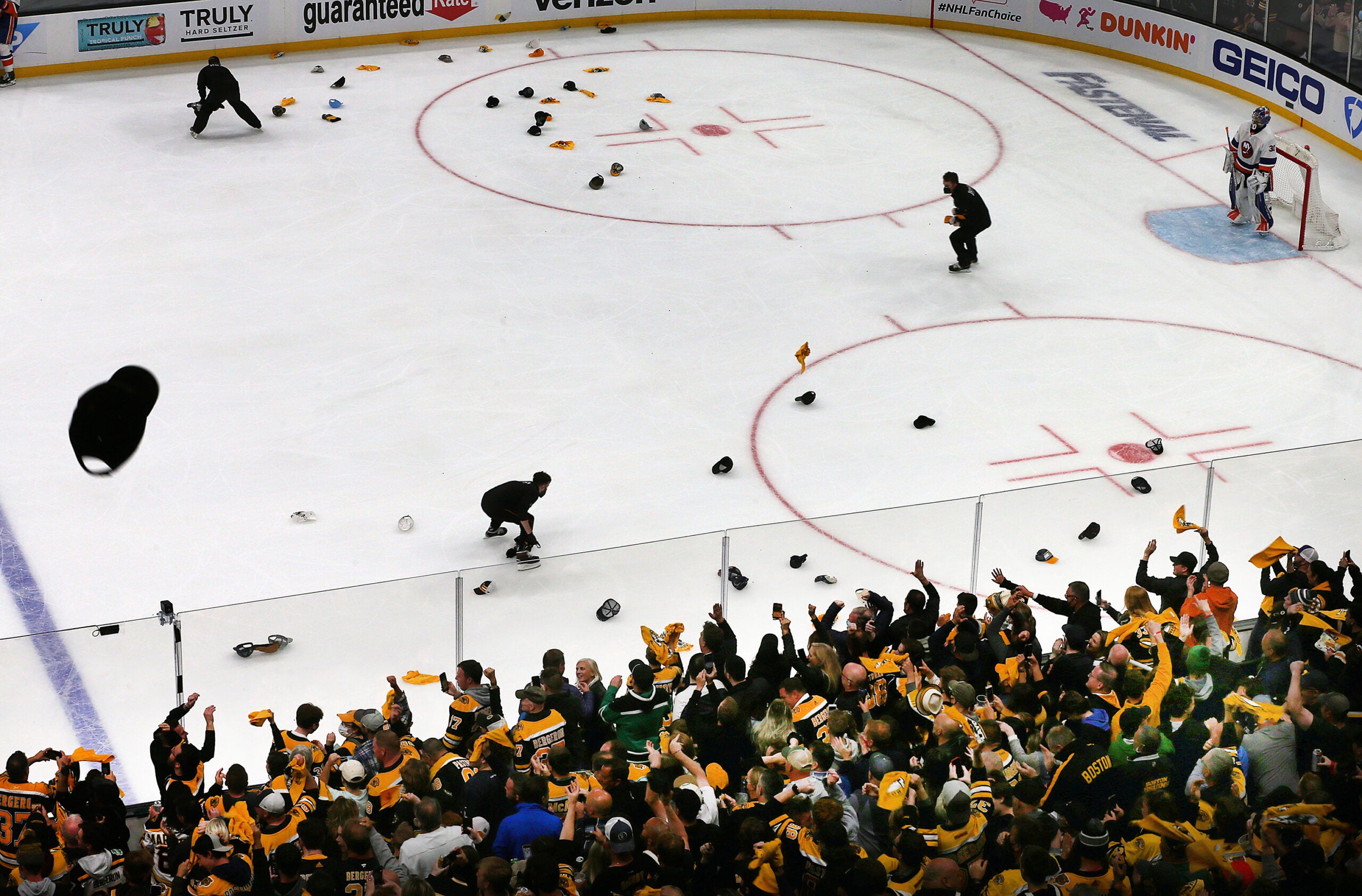 Remember When Bruins Fans Broke TD Garden Glass, Knocking Out Ref