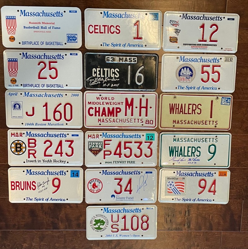 Here’s a visual history of Massachusetts license plates