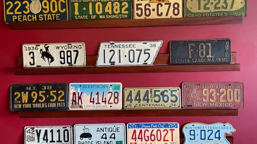 Collector’s secrets: Stories from a Massachusetts license plate expert