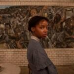 Thuso Mbedu as Cora in "The Underground Railroad."