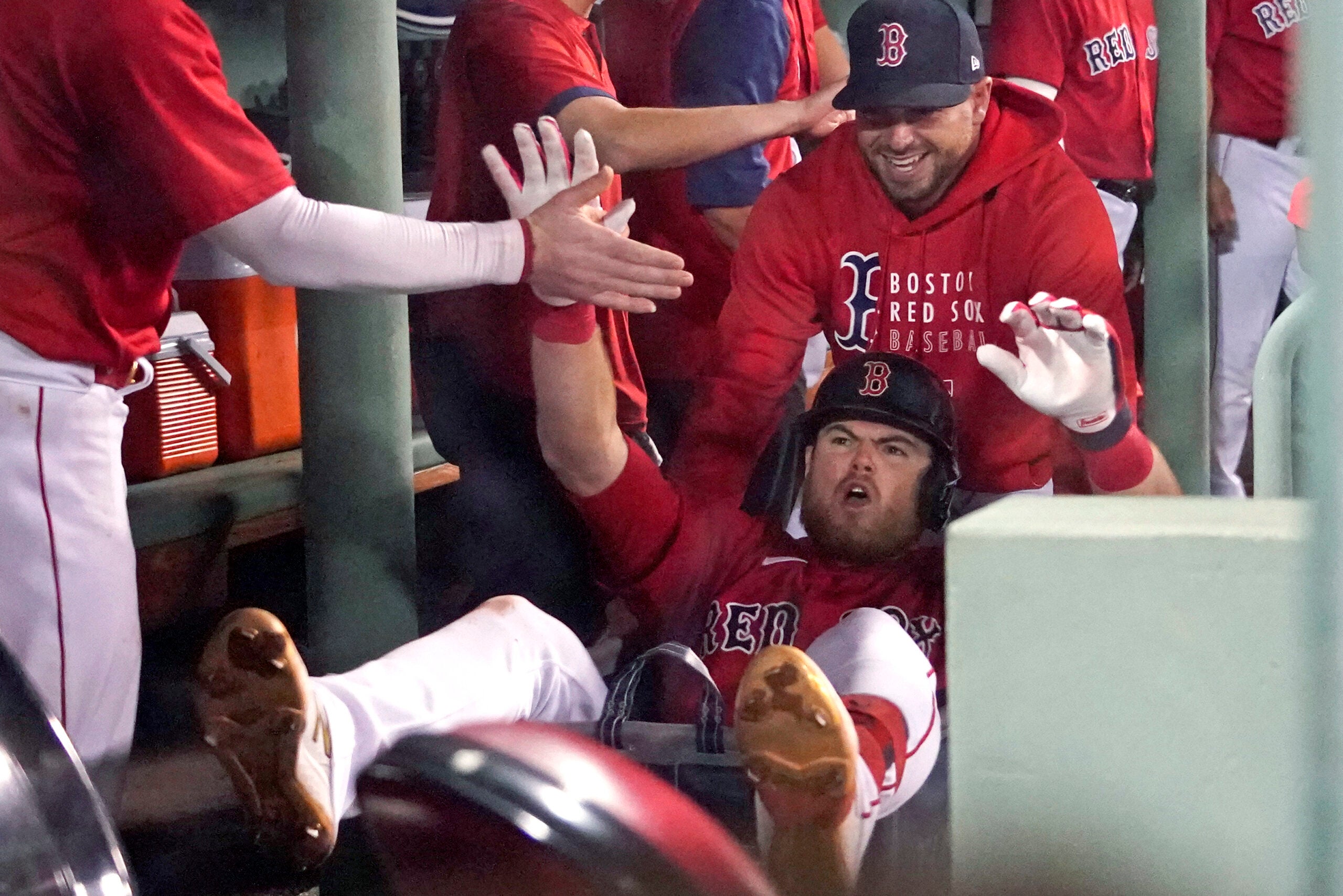 Christian Arroyo was excited about first homer in front of Fenway fans