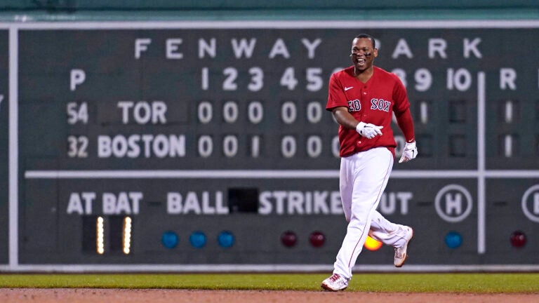 Devers makes Red Sox history with Hail Mary home run but can't prevent Blue  Jays sweep