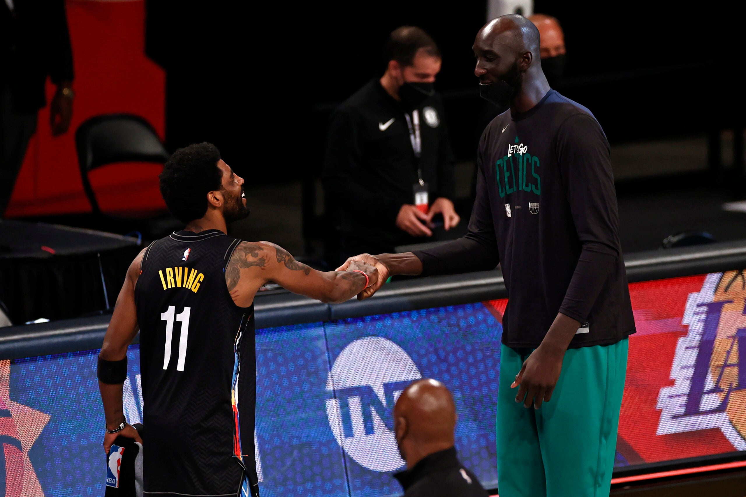 Kyrie Irving return: Water bottle thrown at Nets star after Game 4 win over  Celtics at TD Garden 