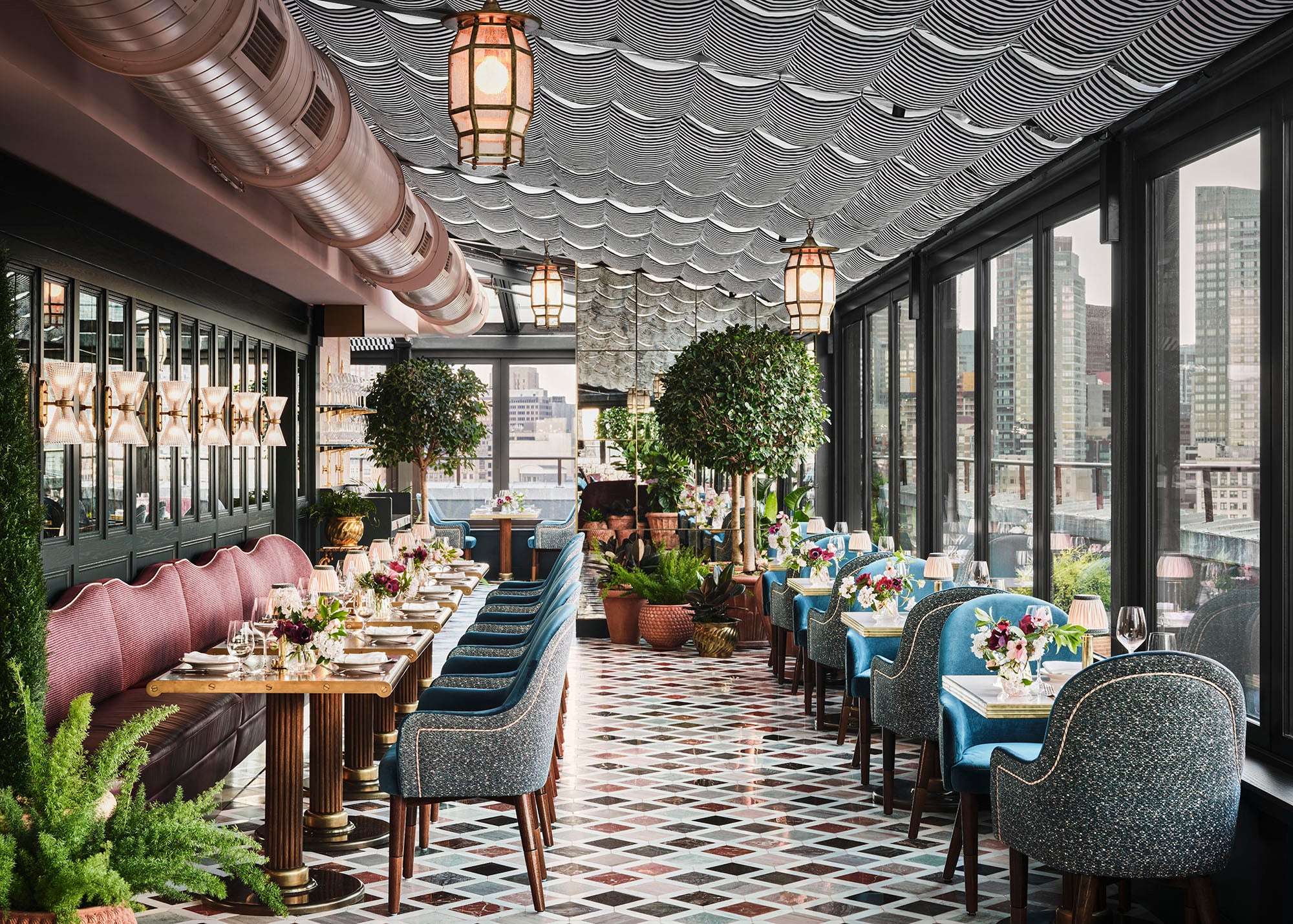 Contessa opens at The Newbury Boston with stunning views