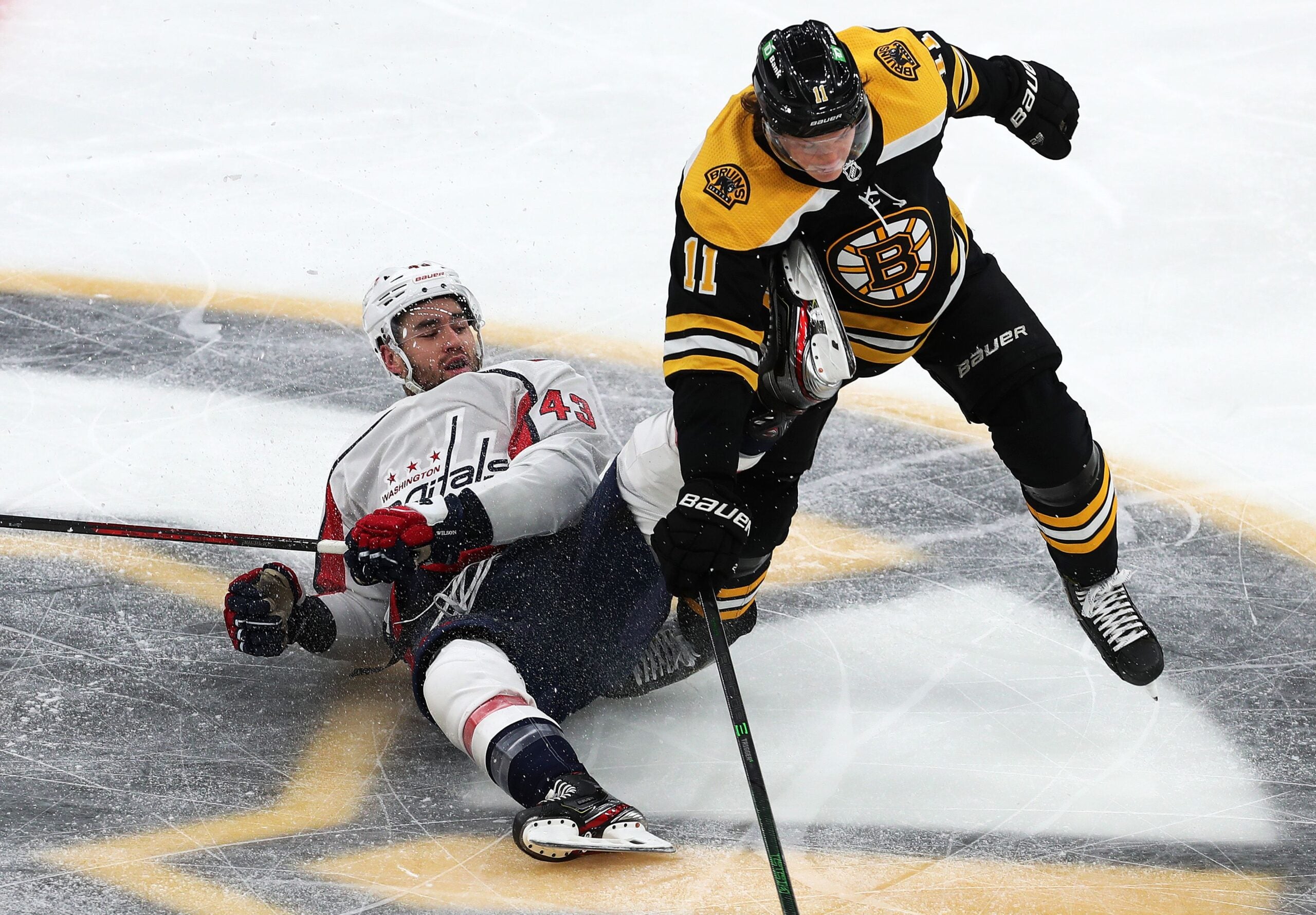 How the Bruins' Trent Frederic, a natural center, is blossoming at right  wing - The Boston Globe