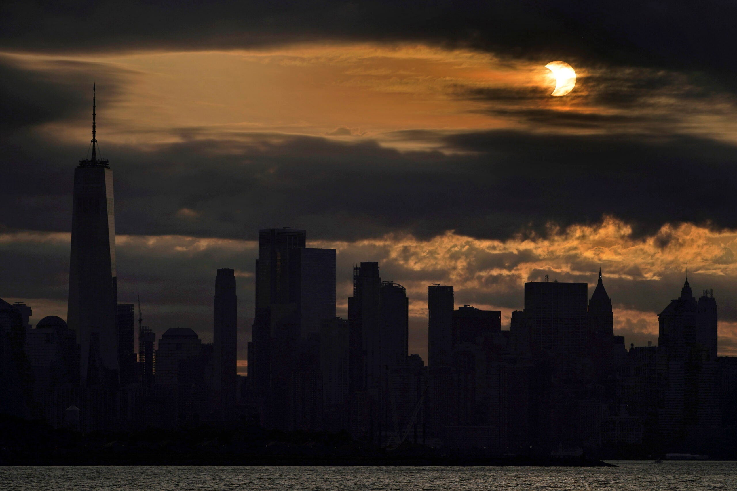 Partial solar eclipse photos