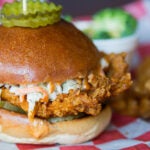 Nashville hot chicken sandwich from Hot Chix