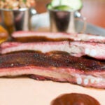 A spread at B.T.'s Smokehouse