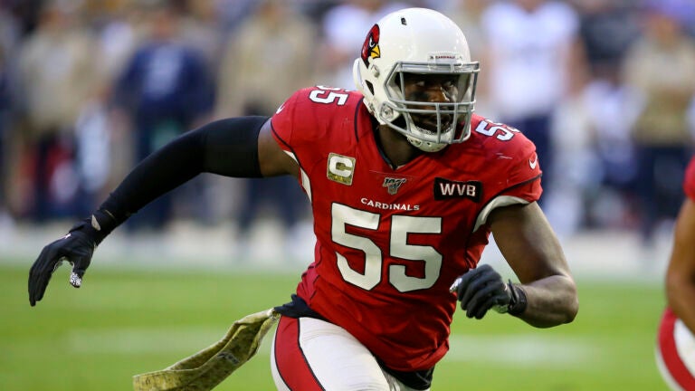 Chandler Jones, Patriots DL, admitted, released at hospital - Newsday