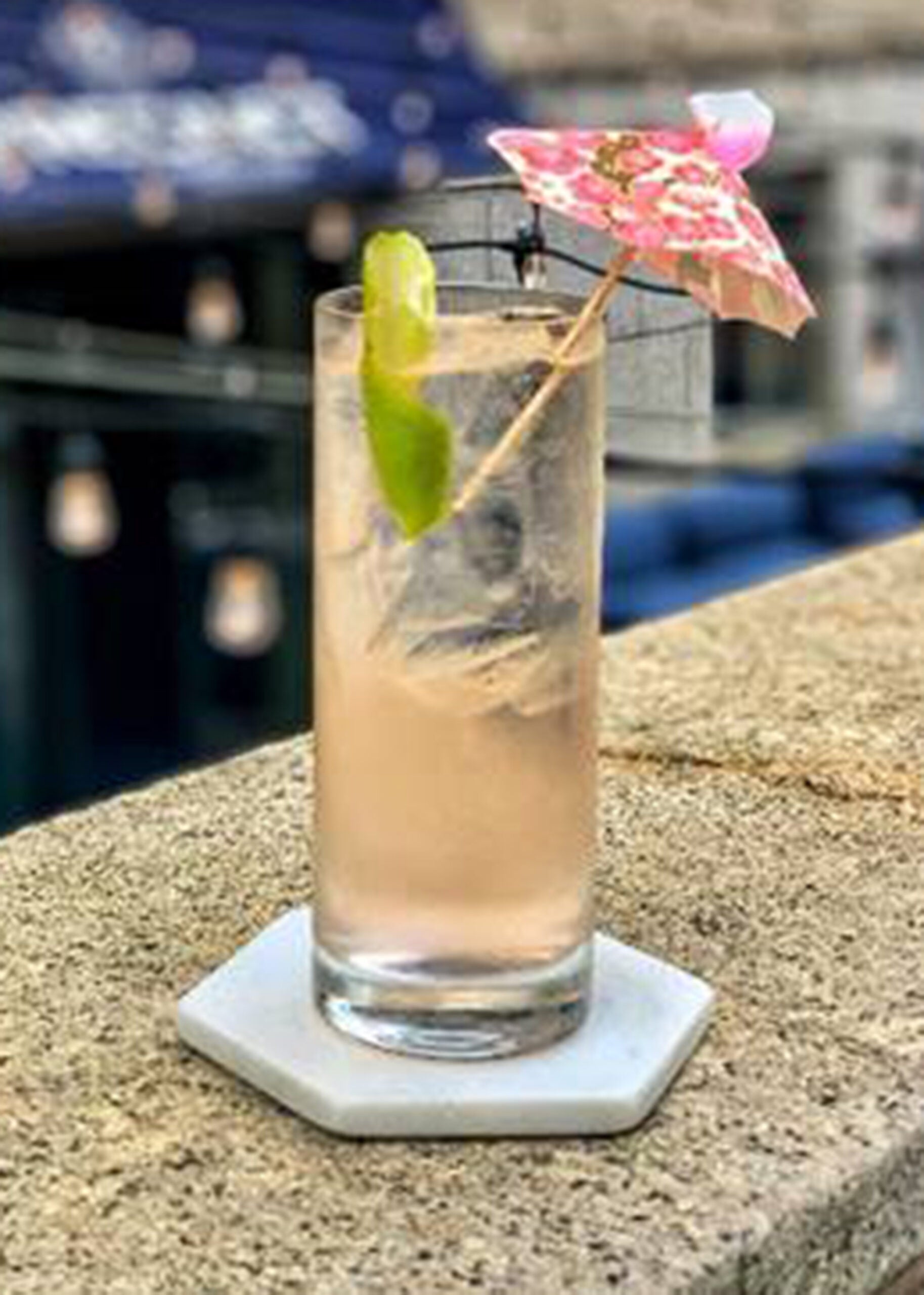 Cherry Blossom Highball at Precinct Kitchen + Bar