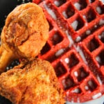 Chicken and waffles at Family Affair