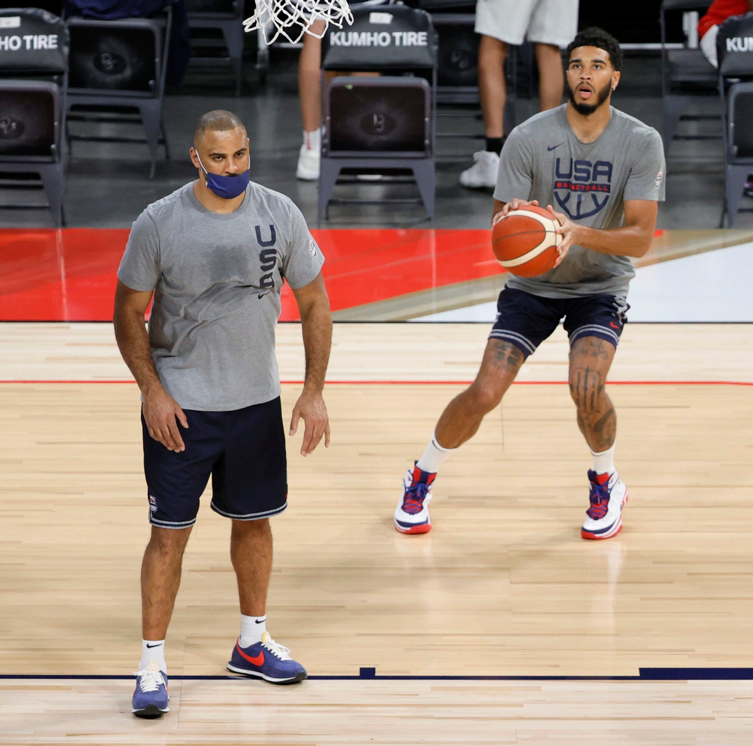 Watch Jayson Tatum and Ime Udoka go 1-on-1 at USA Basketball practice