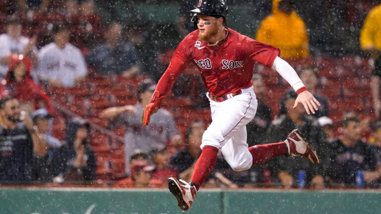 Watch: J.D. Martinez hits first home run in Red Sox uniform