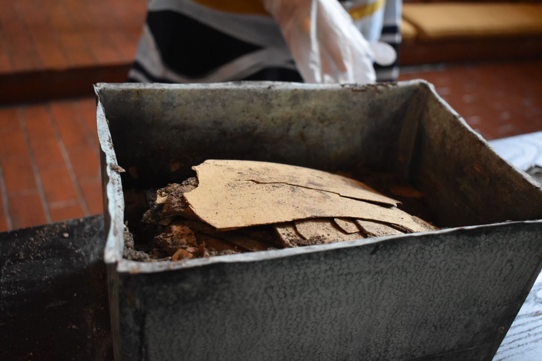 A time capsule hidden in the South End is opened after 123
years 2