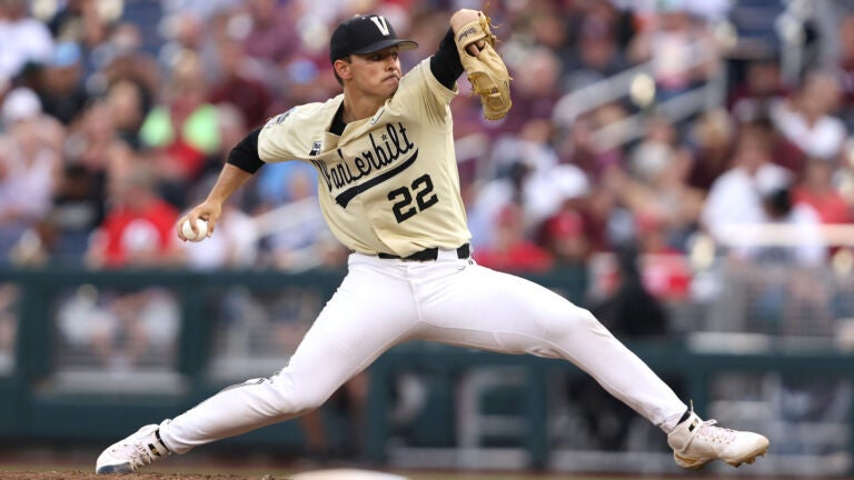 Jack Leiter, Kumar Rocker headline draft prospects in the College World  Series that Red Sox fans should keep an eye on