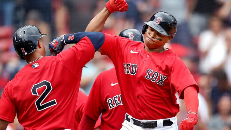 Red Sox in 4-3 victory over the Royals