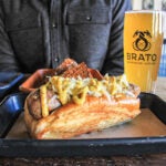 Bratwurst at Brato Brewhouse & Kitchen