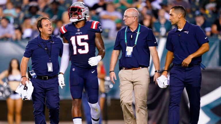 Patriots Wide Receiver Leaves Preseason Game With Injury