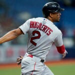 Xander Bogaerts leaves game