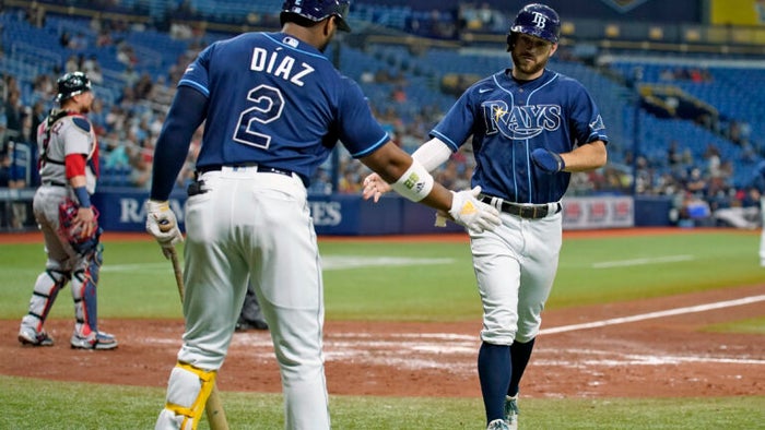 Franco, AL East-leading Rays win 8th in row, top Red Sox 6-1