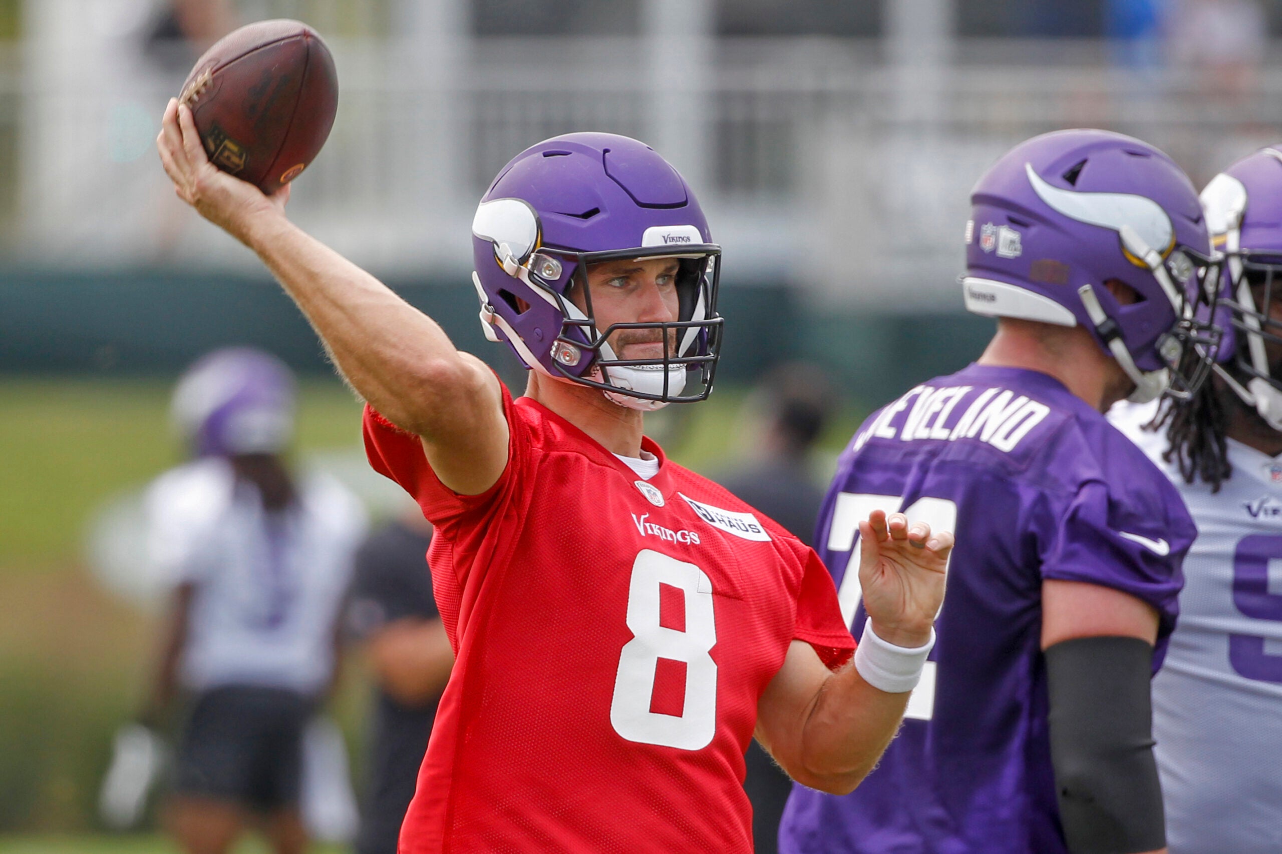 Check out Vikings' new life of the party: Quarterback Kirk Cousins