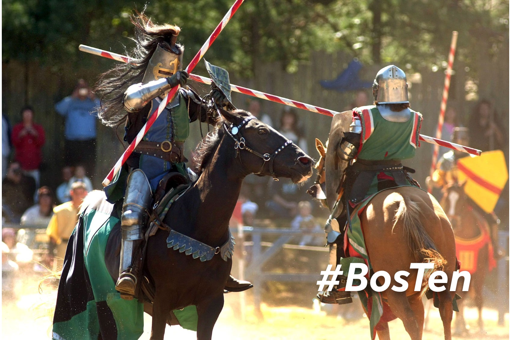 A joust at the annual King Richard's Faire.