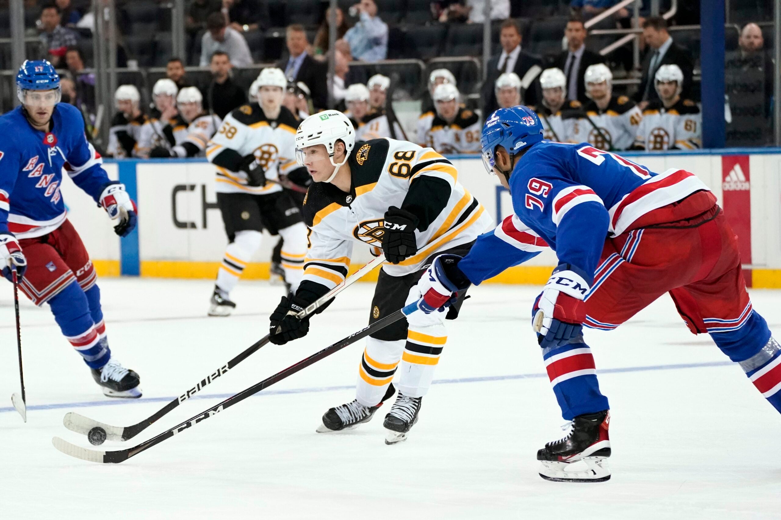 Anton Blidh, Making Bruins Season Debut, Hopes To Stick With NHL Club 