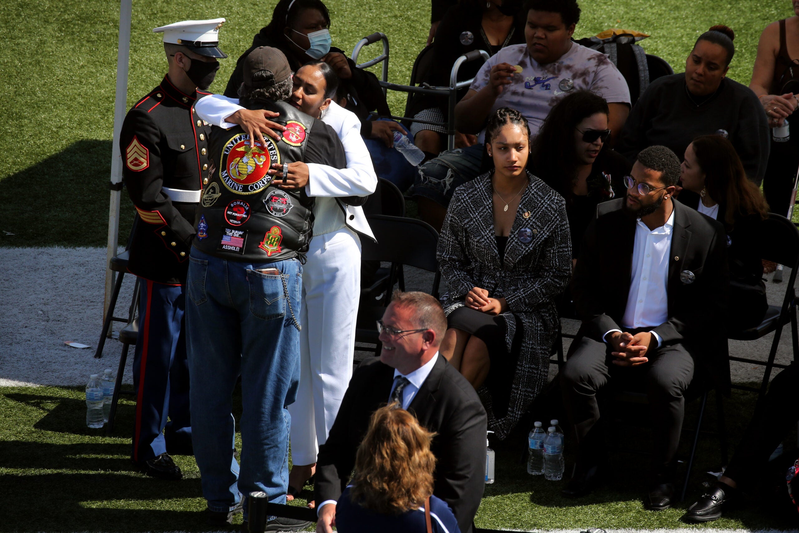 Photos: Public wake for Lawrence Marine killed in Kabul