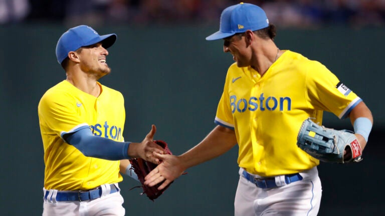 MLB's City Connection uniforms put Red Sox in yellow and blue - Los Angeles  Times