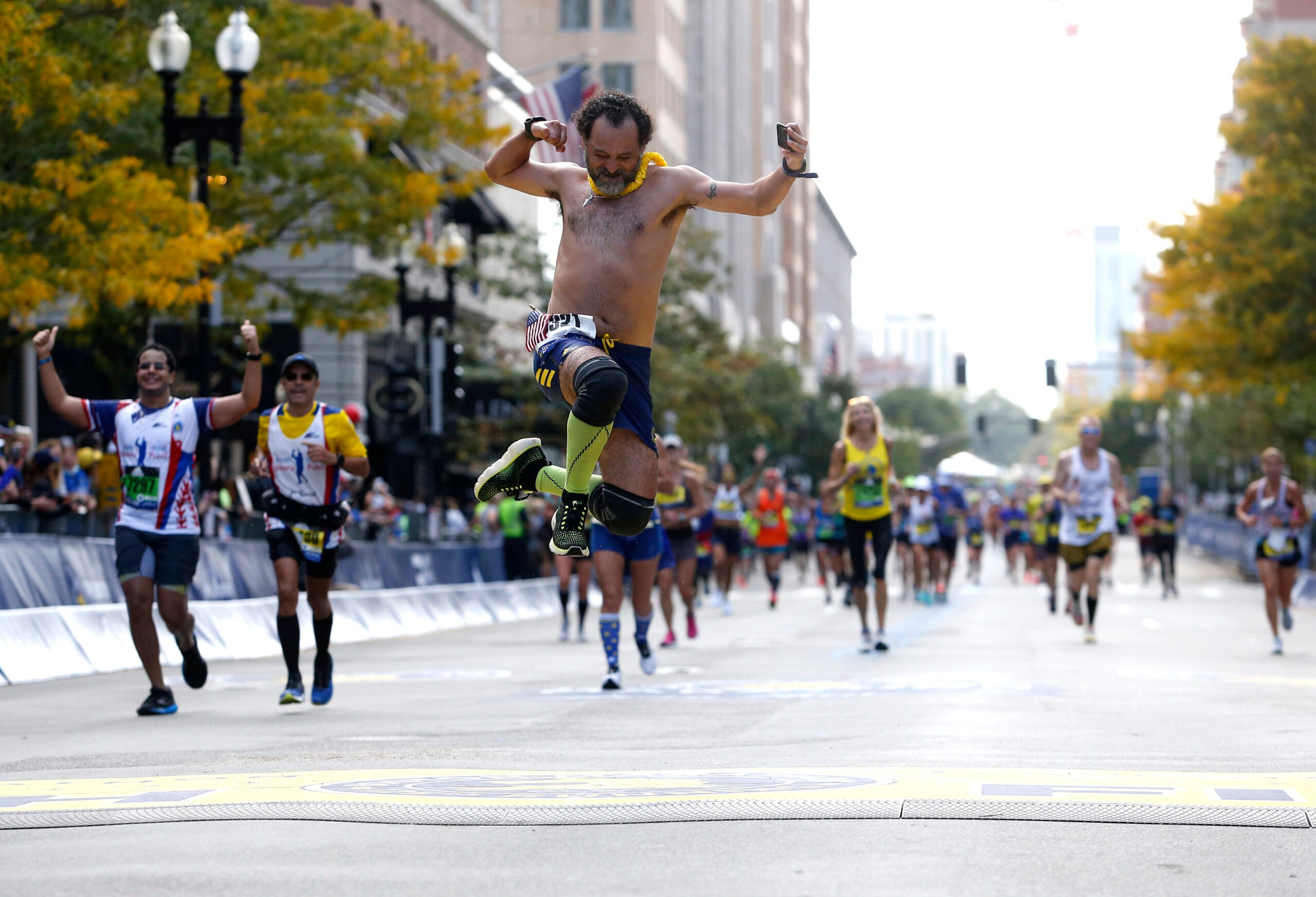 The 2021 Boston Marathon In Photos