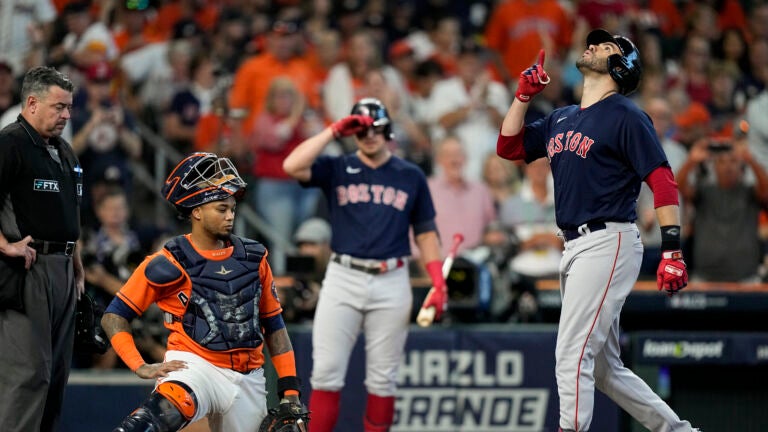 Rafael Devers hitting the ball harder than anyone: 'It's kind of like J.D.  Martinez last year