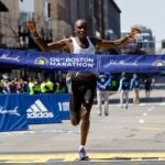 Evans Chebet wins the Boston Marathon