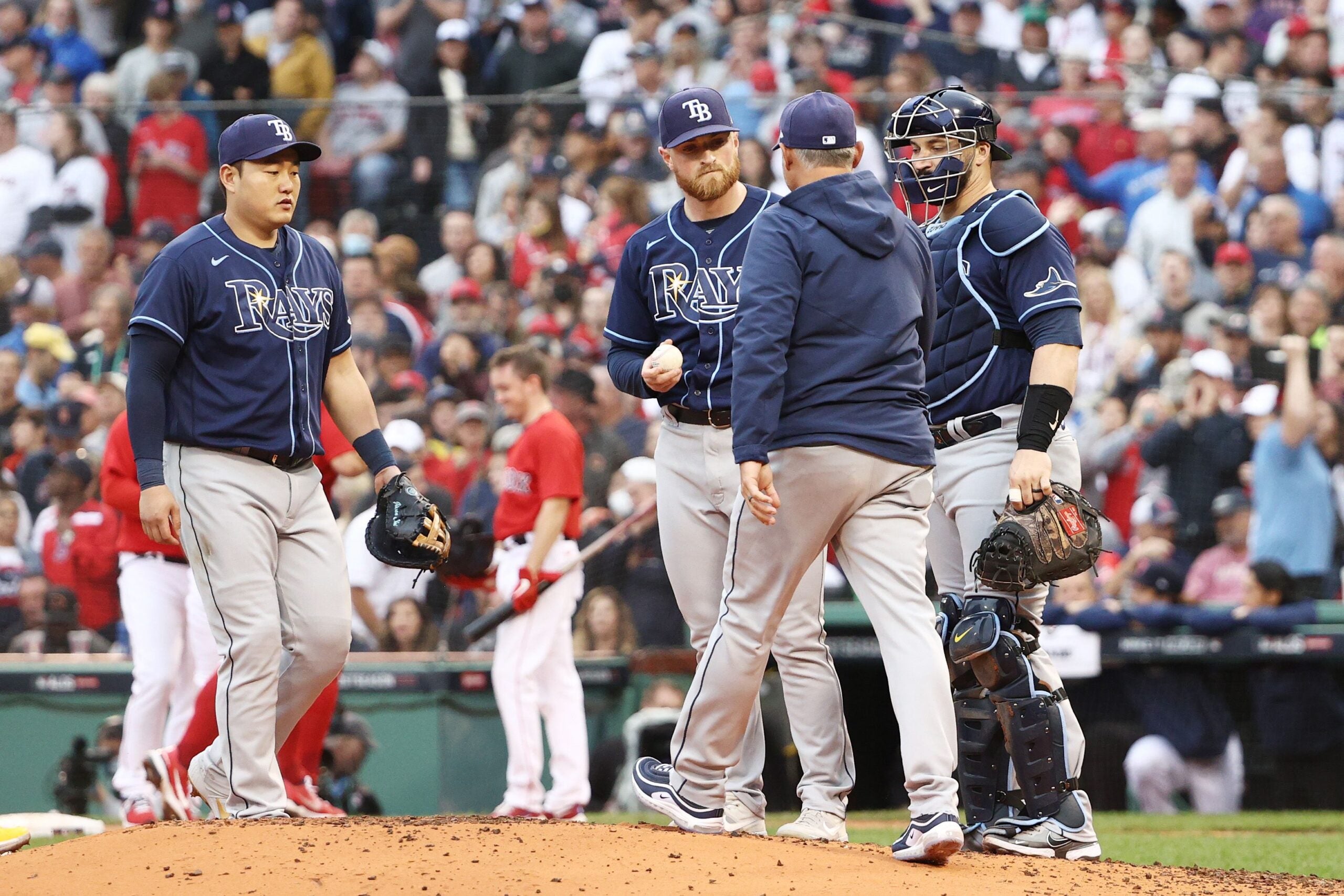 Red Sox vs. Rays ALDS Game 4 lineups: Bounce 'em out! - Over the