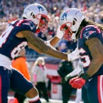 Kendrick Bourne Brandon Bolden Patriots