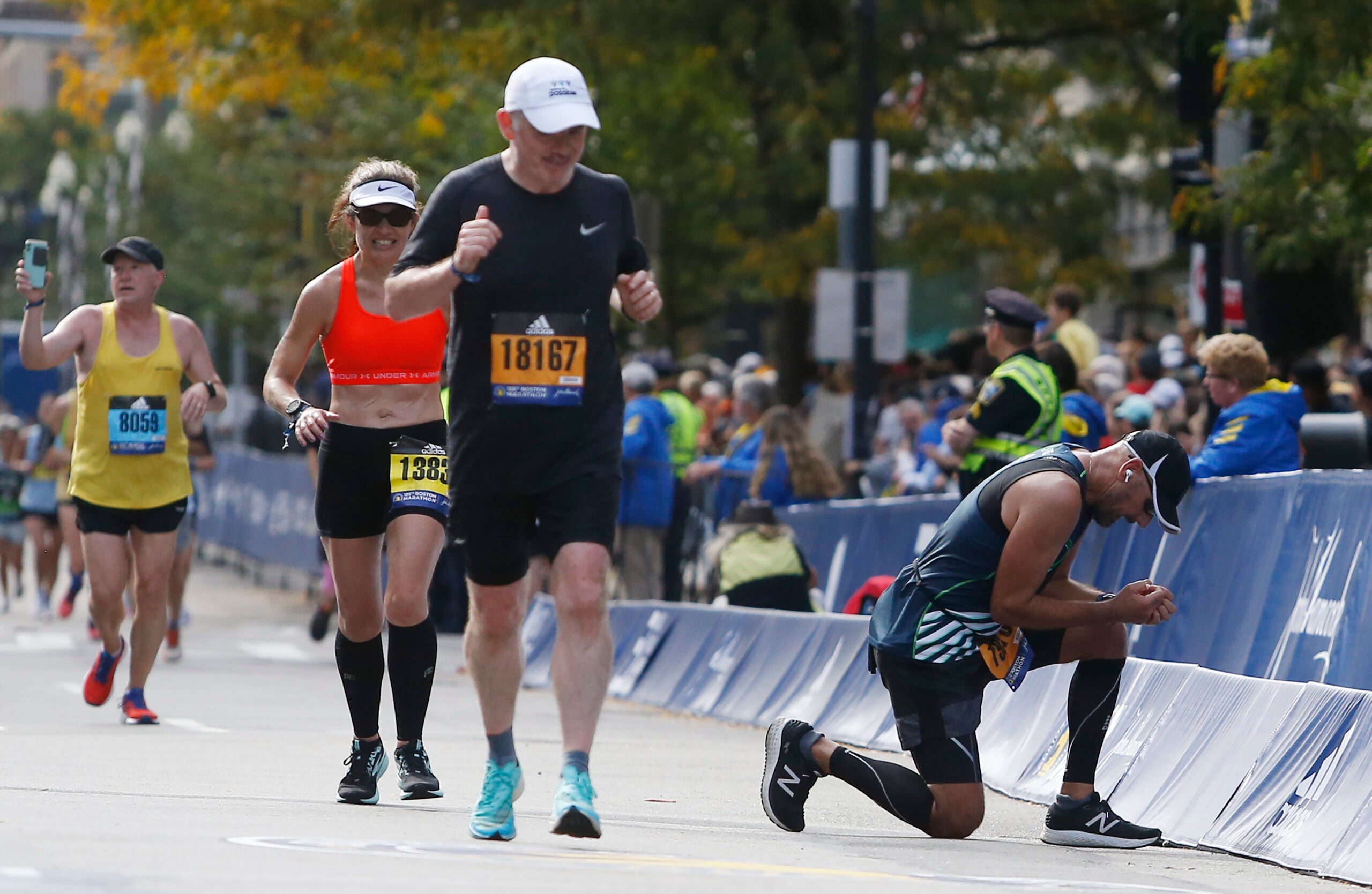 The 2021 Boston Marathon In Photos