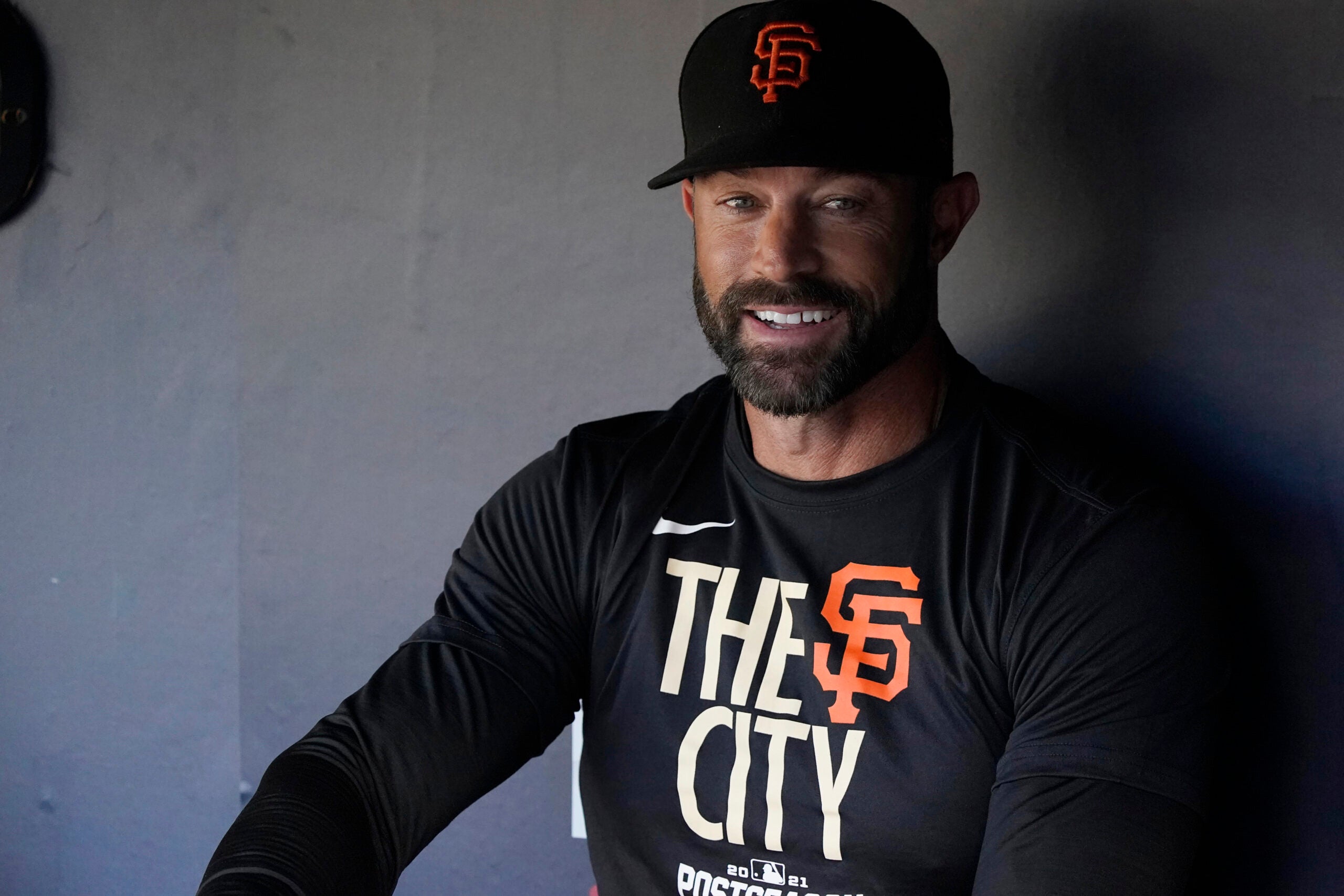 San Francisco Giants' Gabe Kapler maybe just became the first manager with  a hand tattoo