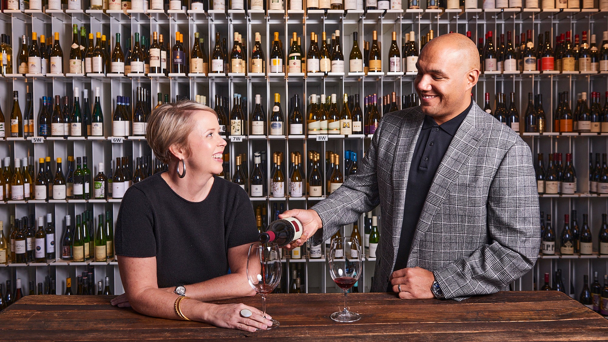 Hadley and TJ Douglas, owners of The Urban Grape
