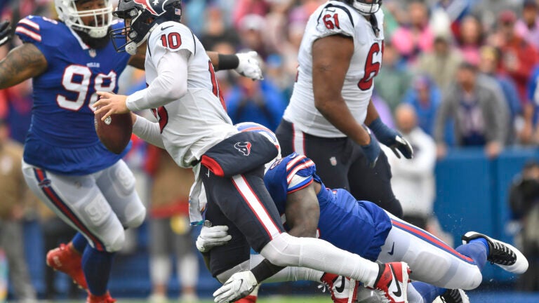 Bills force 5 turnovers, overwhelm Texans 40-0