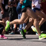 Boston Marathon runners