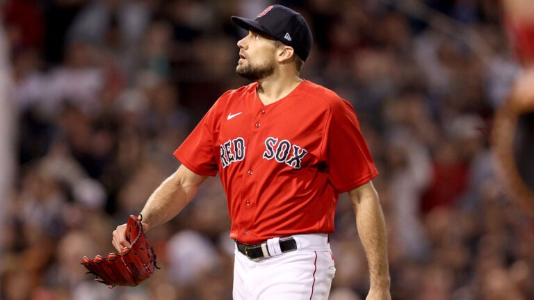 Jersey snafu snags Red Sox pitcher Nathan Eovaldi, catcher