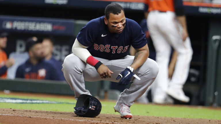 Red Sox reveal why Rafael Devers kept dropping his bat during the